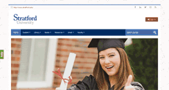 Desktop Screenshot of online.stratford.edu